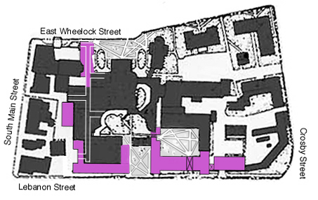 Map of Hopland showing proposed changes