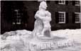 Snow sculpture