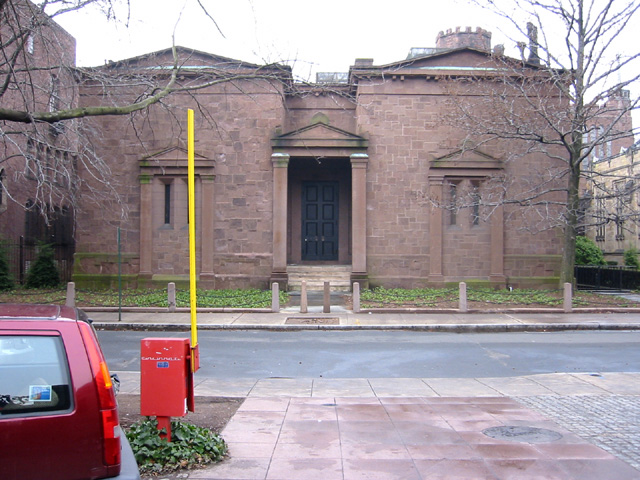 Hall of Skull and Bones fraternity house, Yale University, New