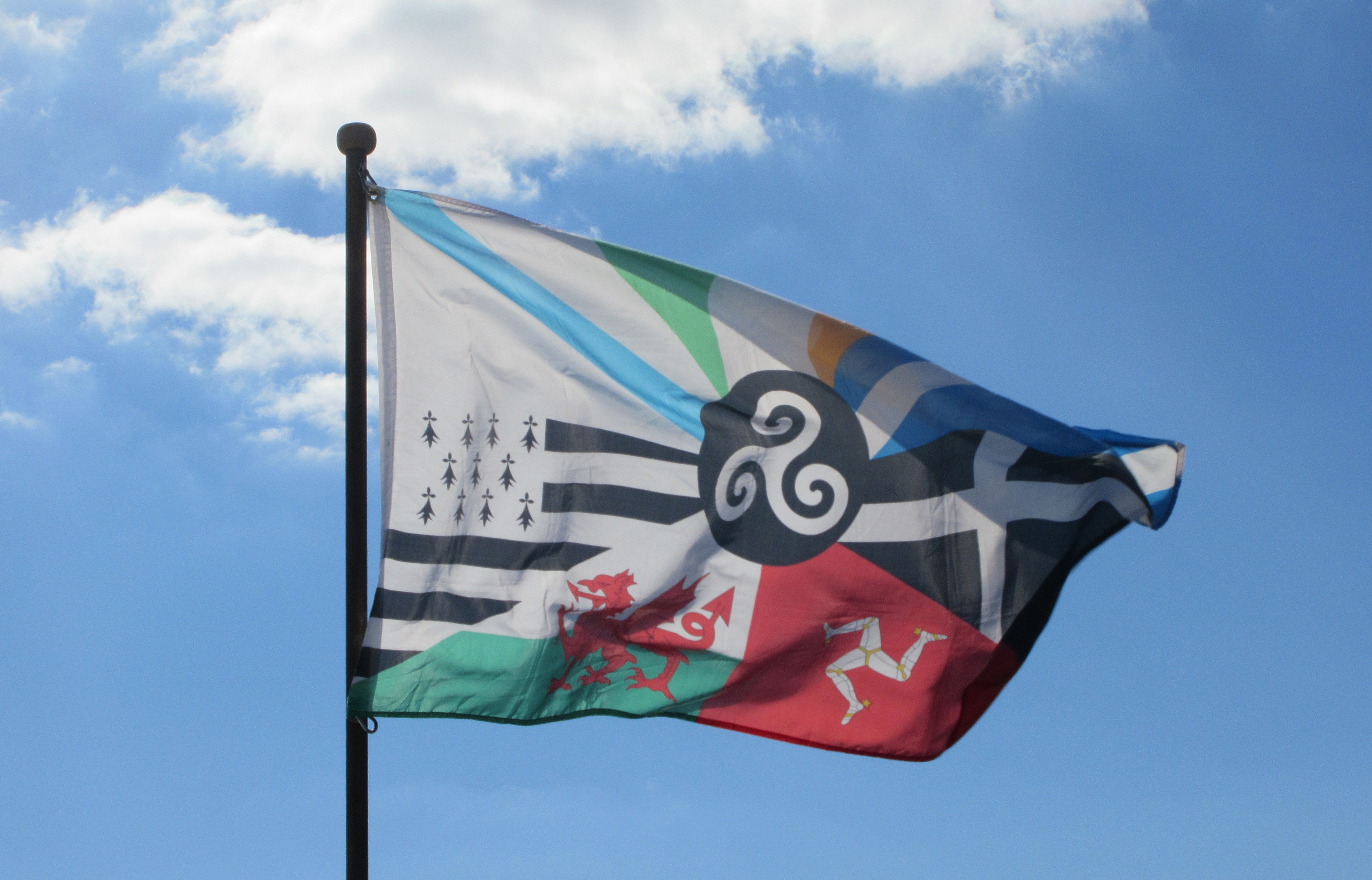 Pan-Celtic flag, Meacham photo