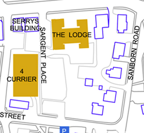 Sargent Block map from official campus map