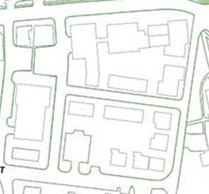 Sargent Block plan from campus tour map