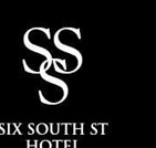 detail of Six South Street logo