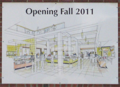 53 Commons interior rendering posted on Thayer Hall