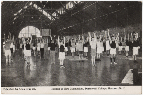 old photo of gym